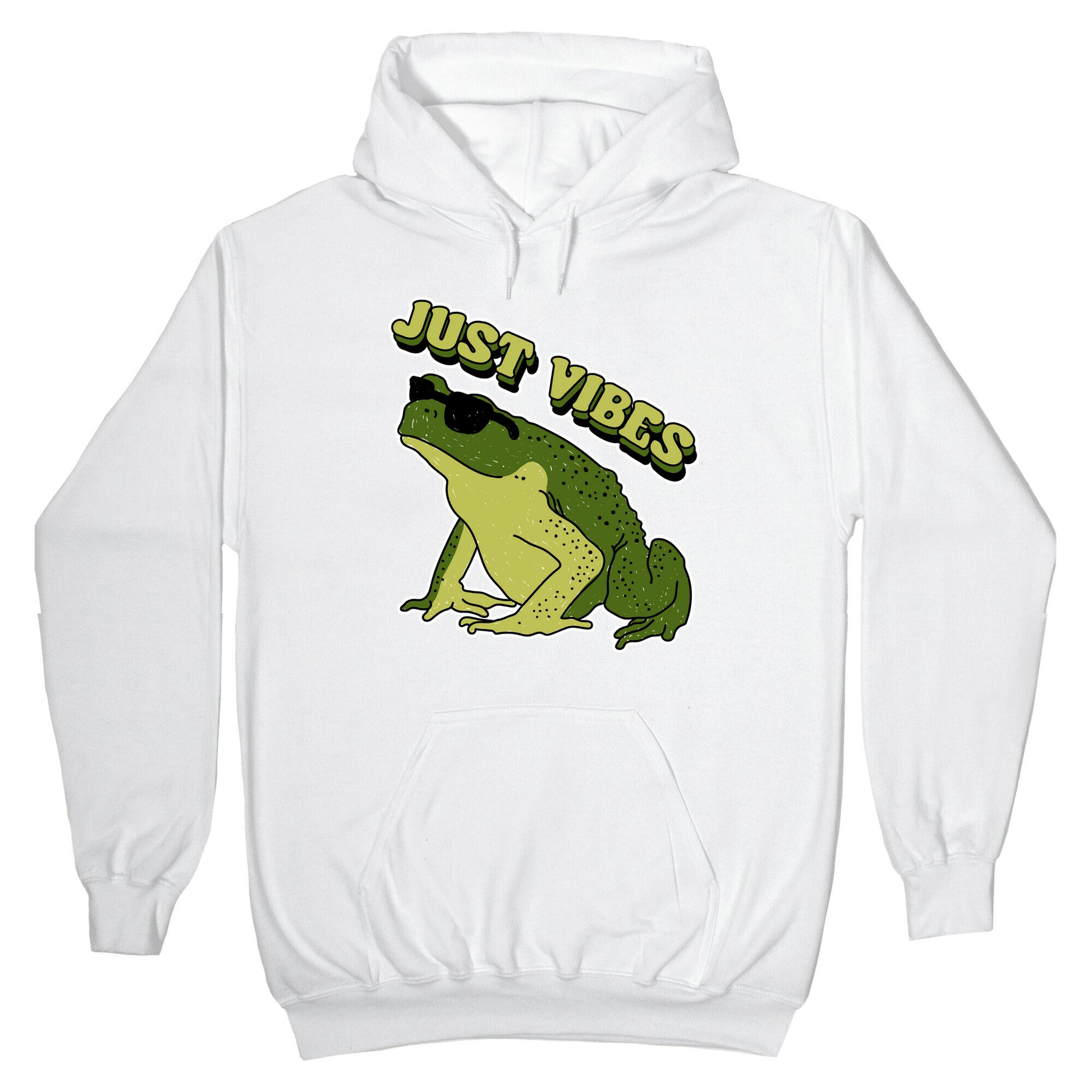 Just Vibes Frog Hoodie