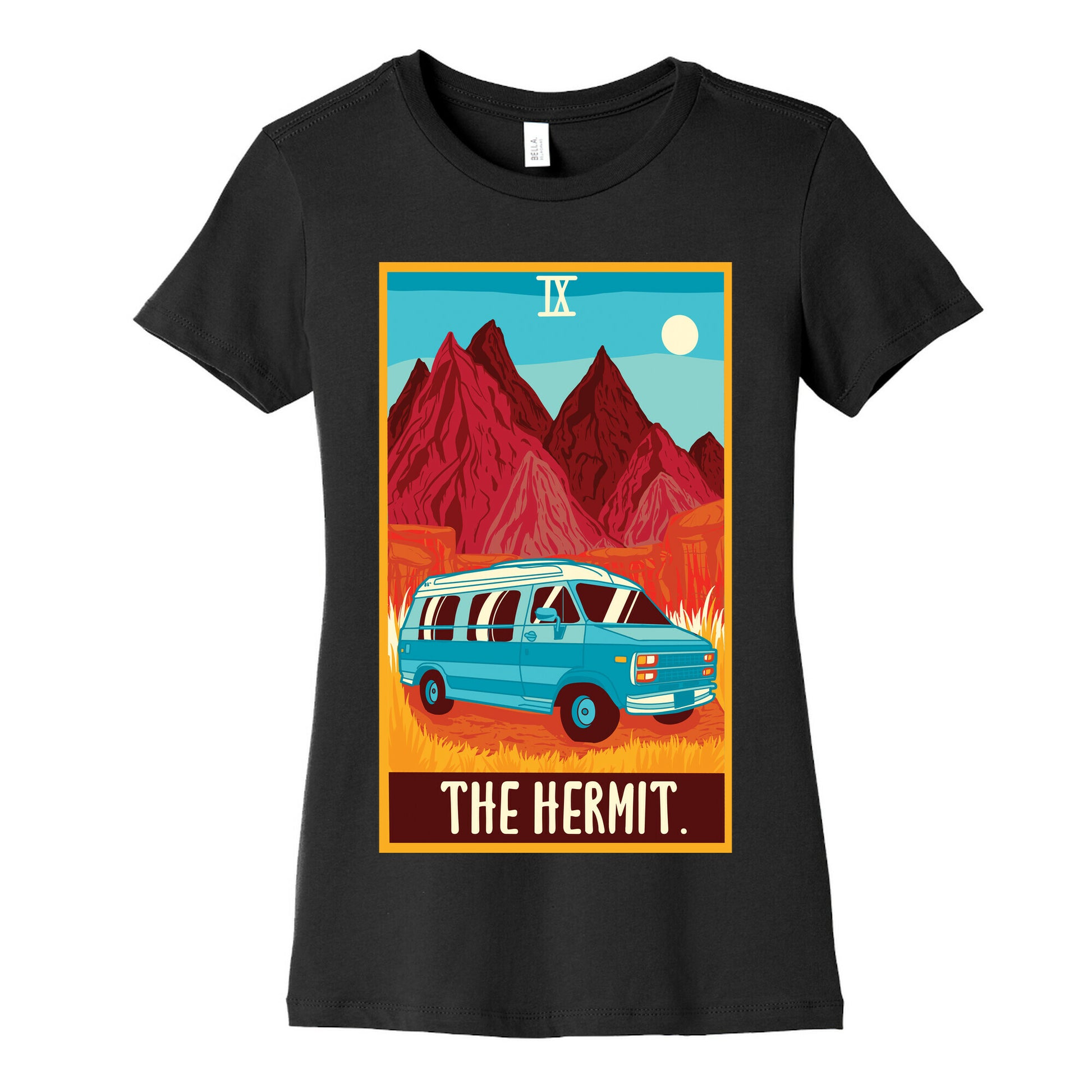 The Hermit Van Life Tarot Women's Cotton Tee