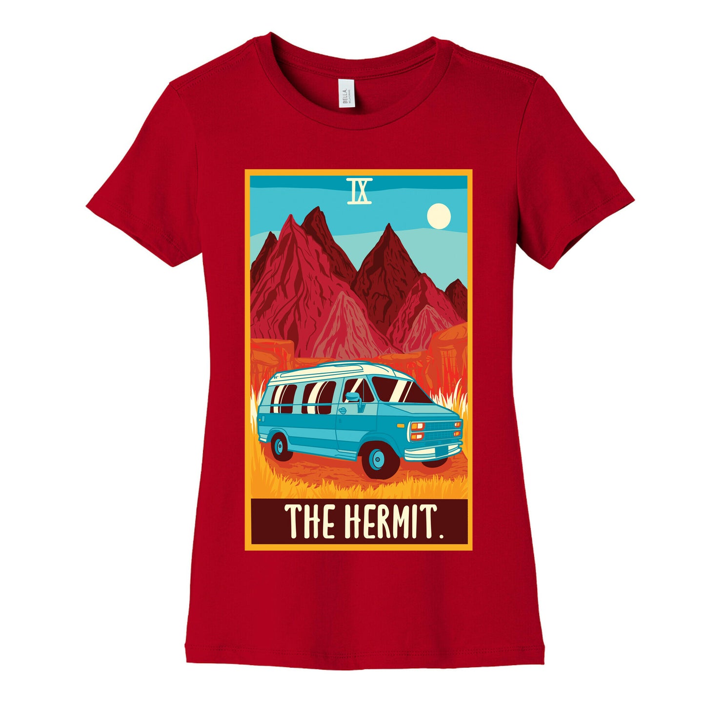 The Hermit Van Life Tarot Women's Cotton Tee