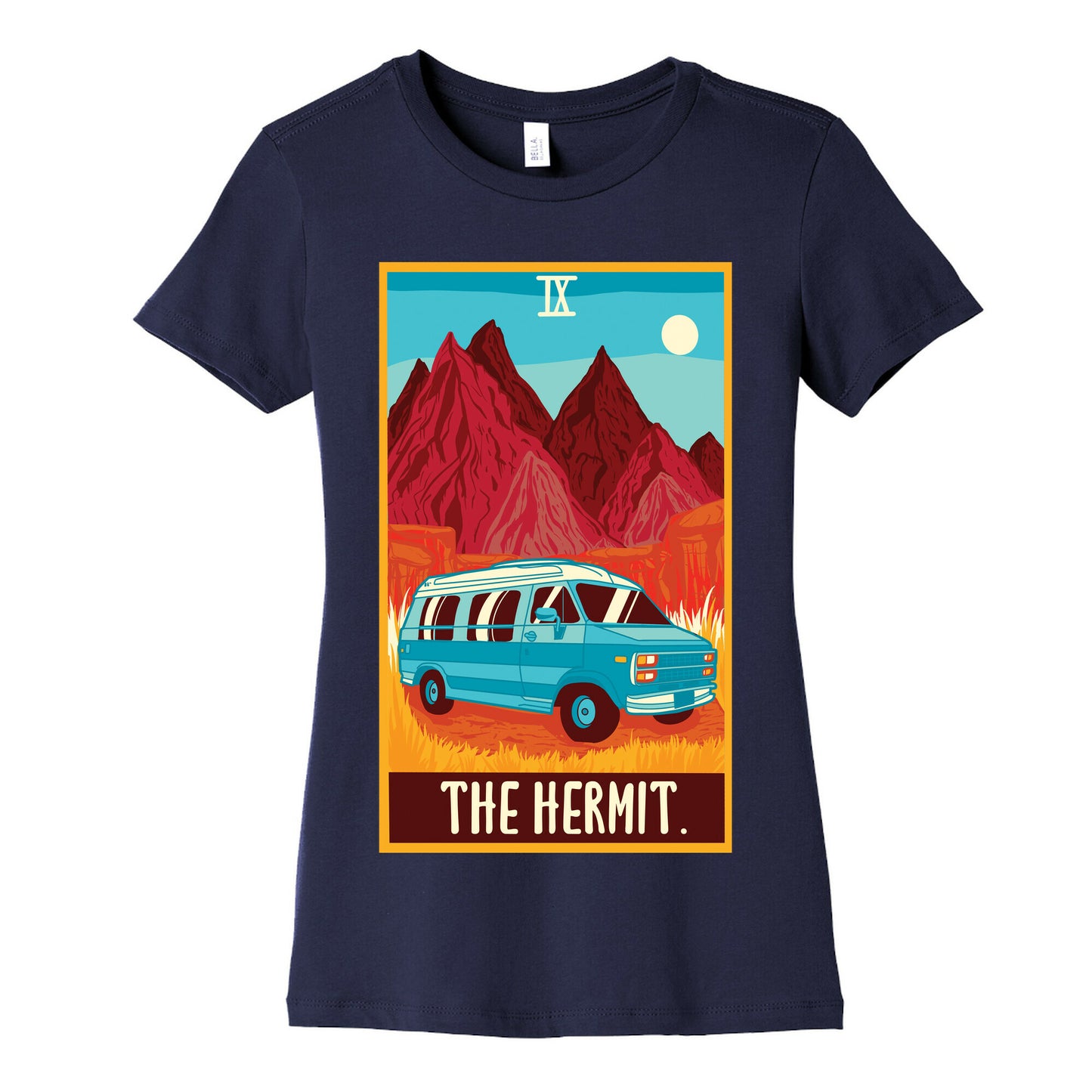The Hermit Van Life Tarot Women's Cotton Tee