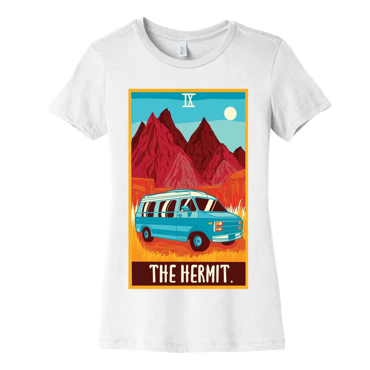 The Hermit Van Life Tarot Women's Cotton Tee