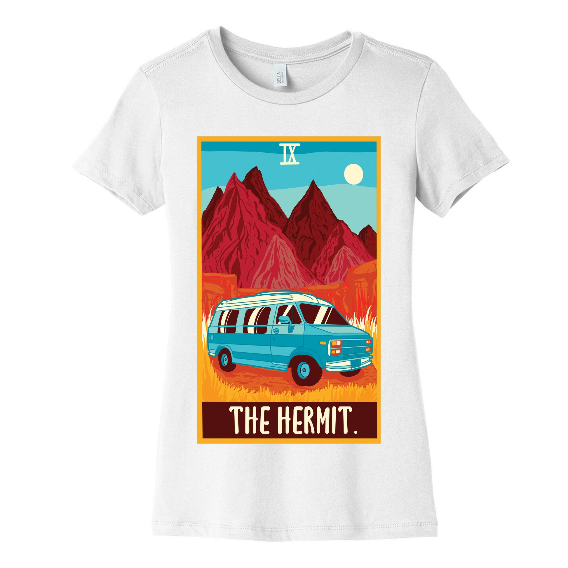 The Hermit Van Life Tarot Women's Cotton Tee
