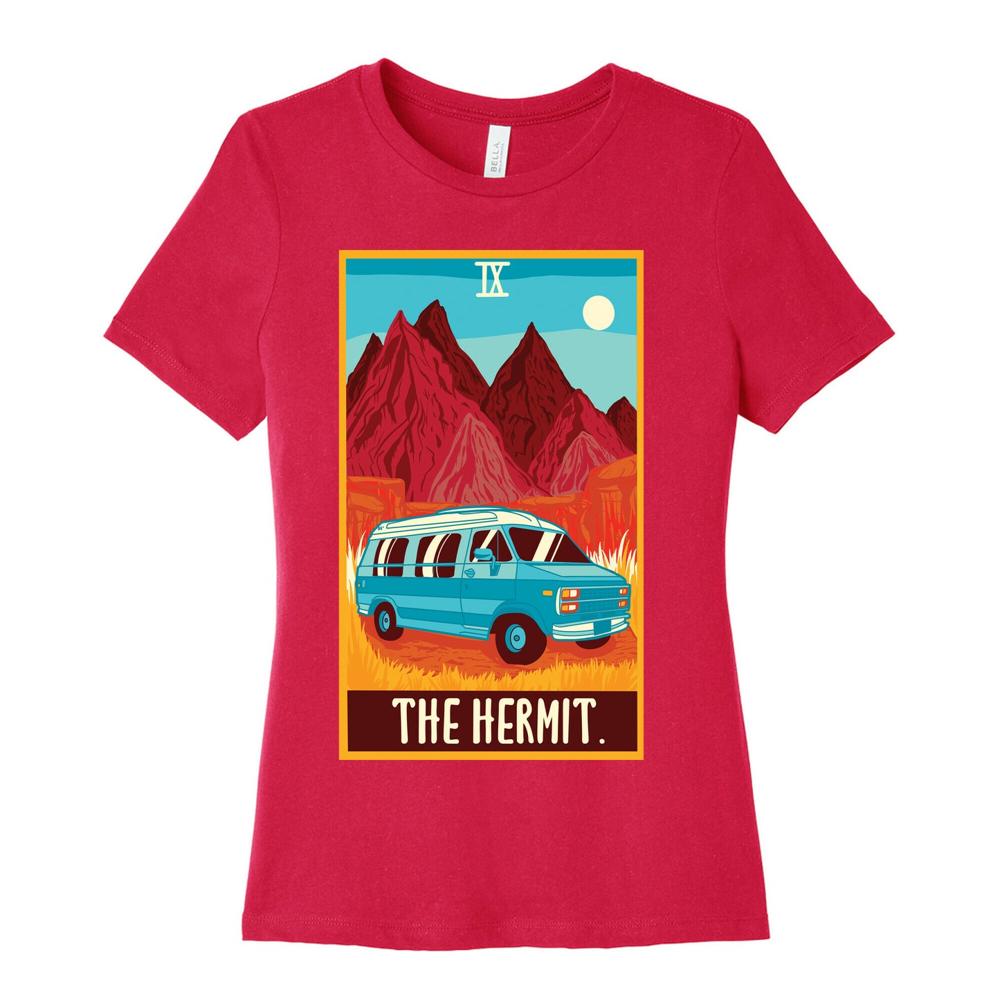 The Hermit Van Life Tarot Women's Cotton Tee