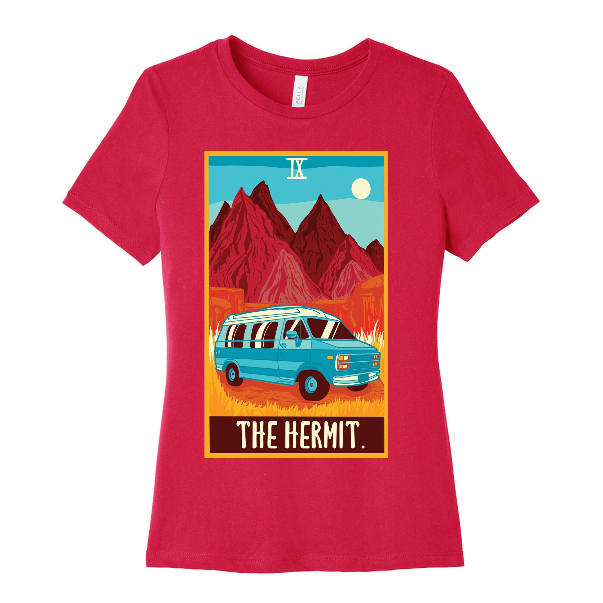 The Hermit Van Life Tarot Women's Cotton Tee