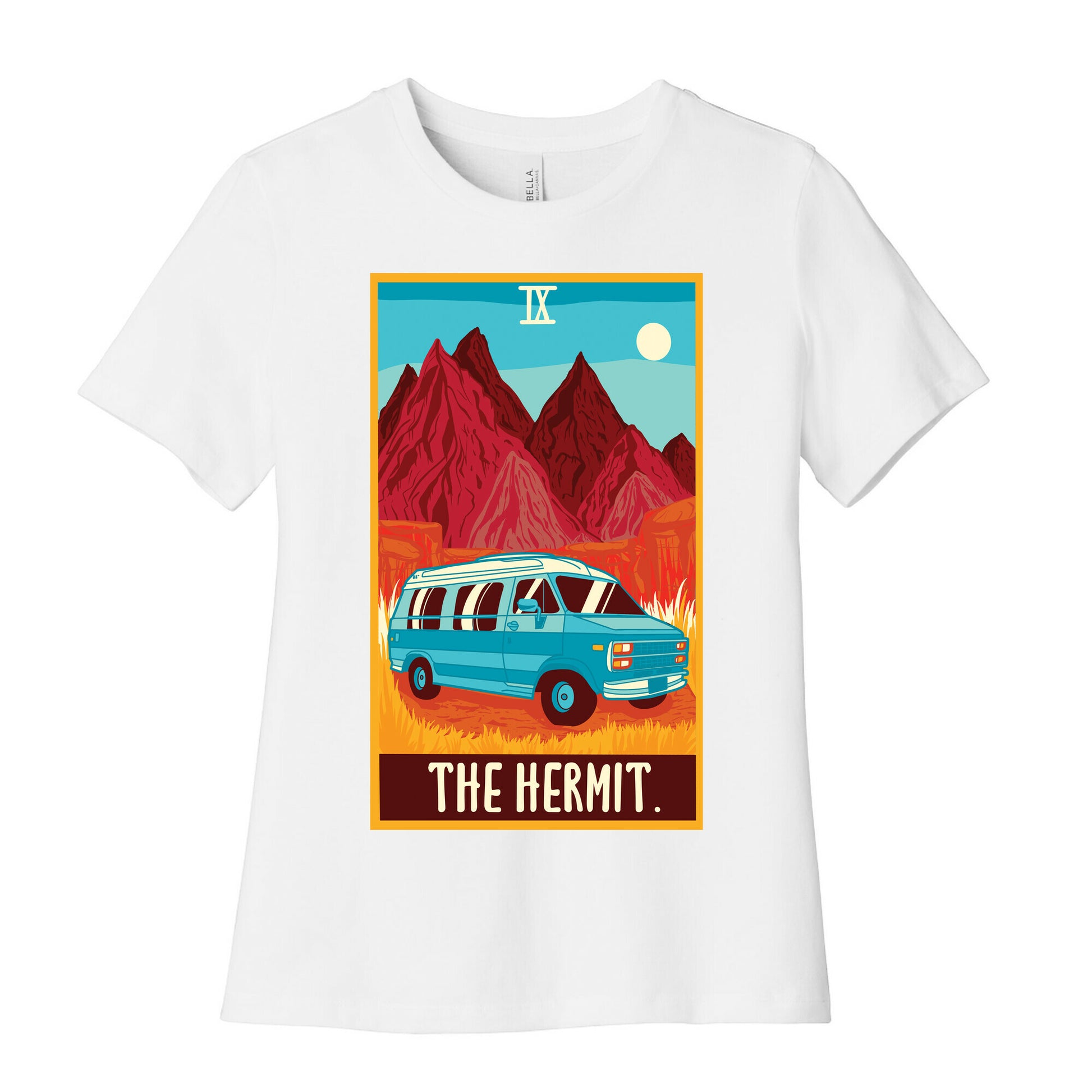 The Hermit Van Life Tarot Women's Cotton Tee