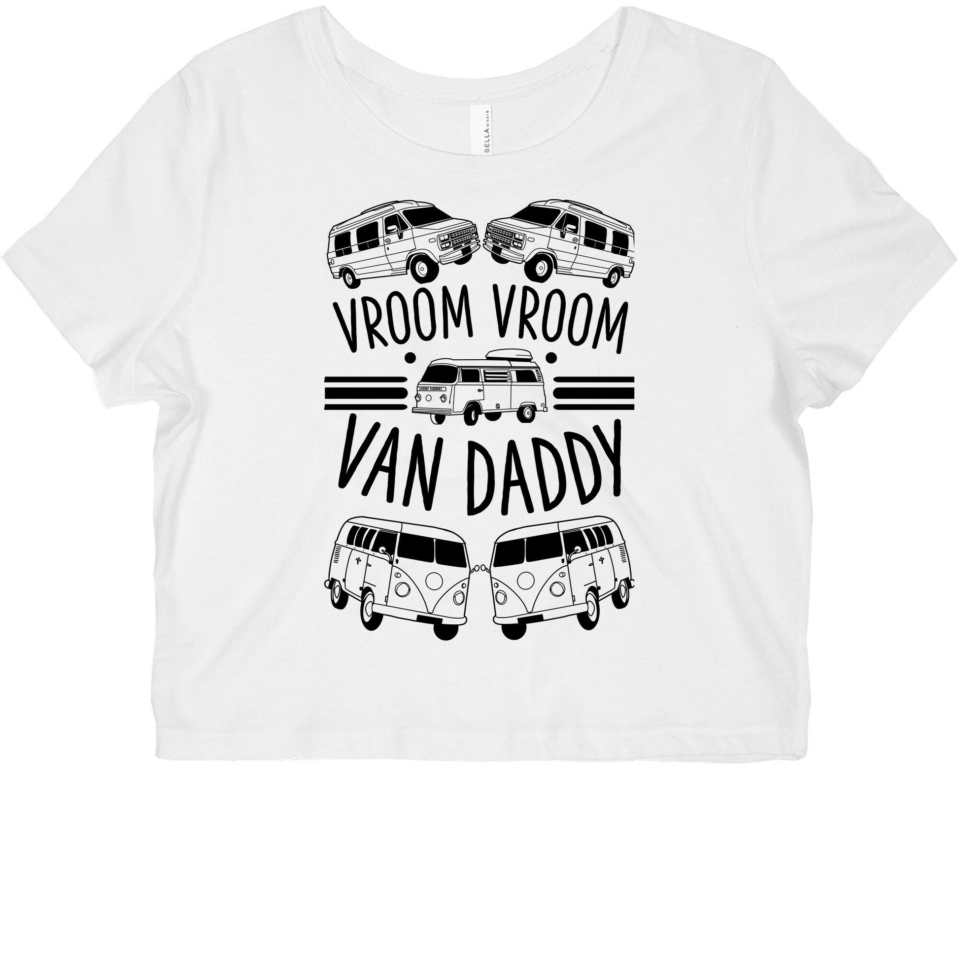 Vroom Vroom Van Daddy Graphic Baby Tee