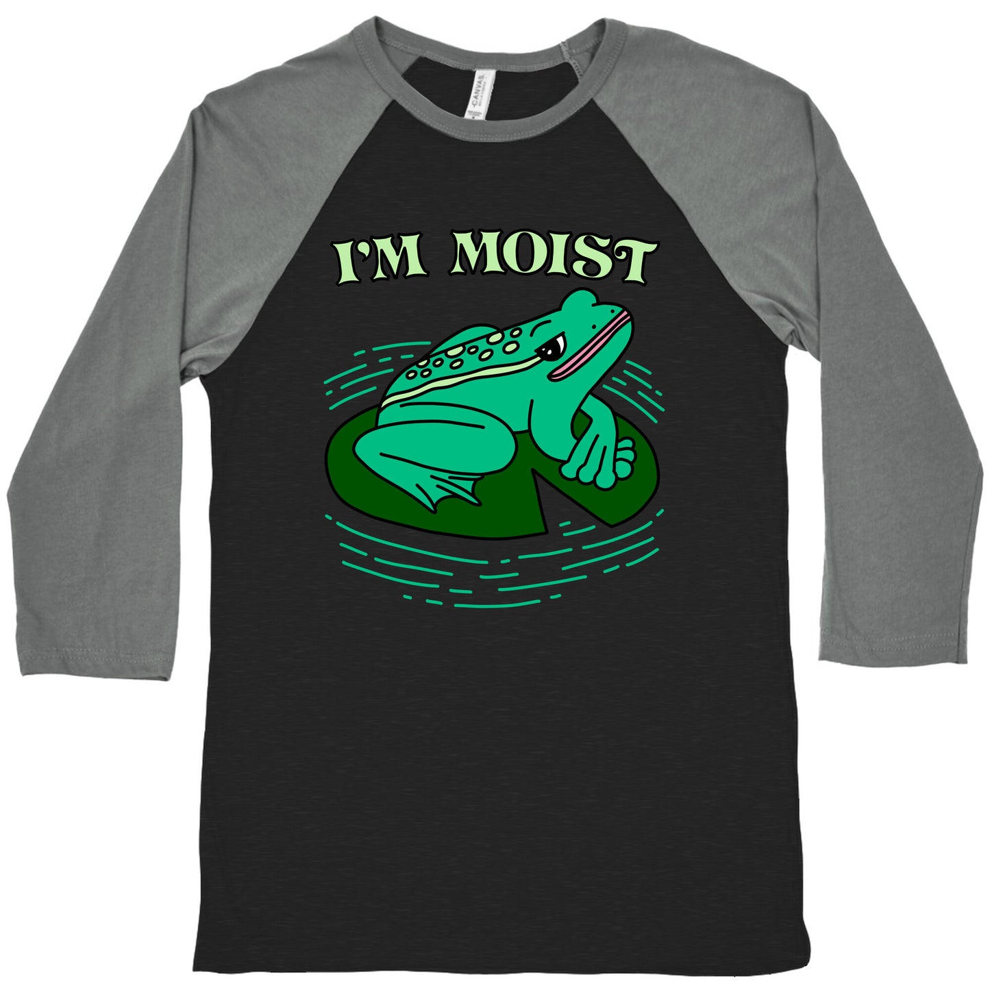 I'm Moist Frog Baseball Tee