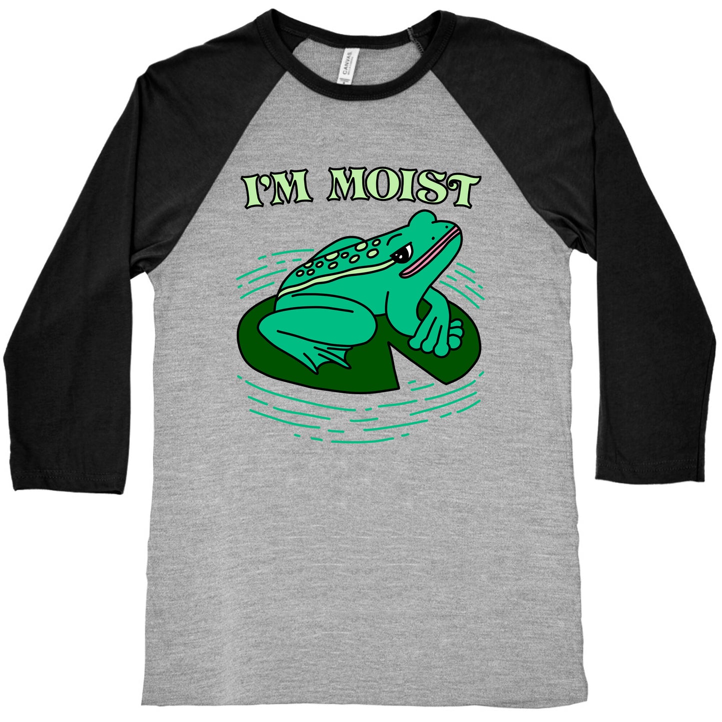 I'm Moist Frog Baseball Tee