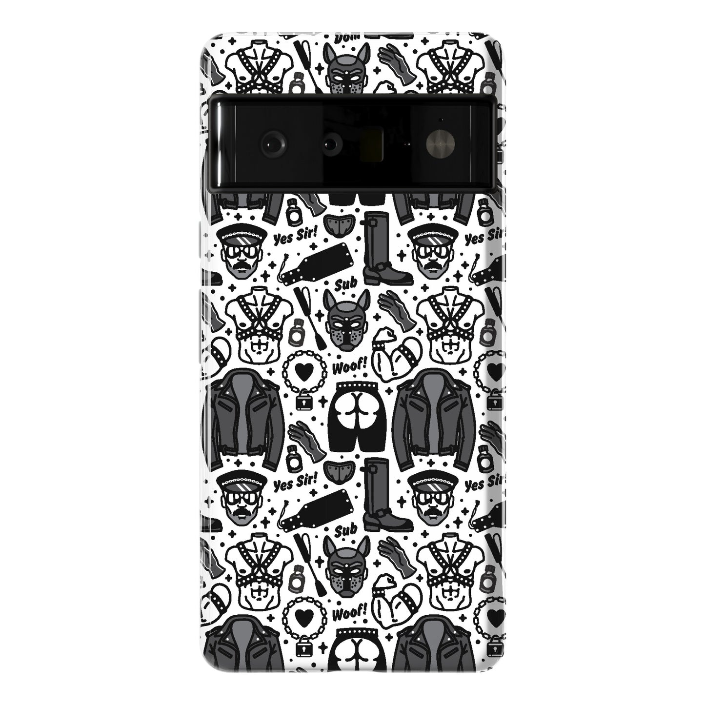 Leather Daddy Pattern Phone Case