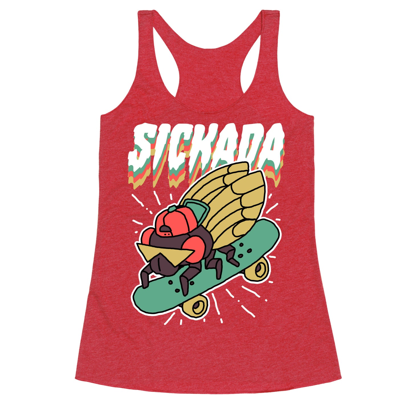 SICKada Cicada Racerback Tank