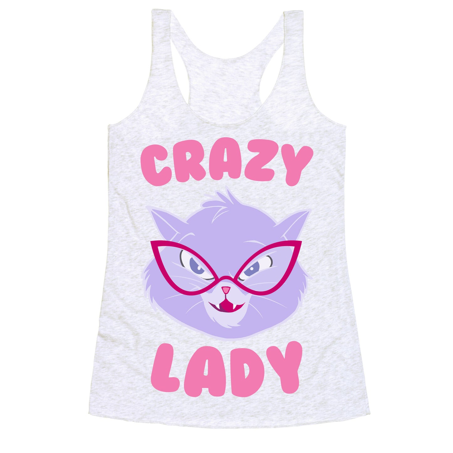 Crazy Cat Lady Racerback Tank