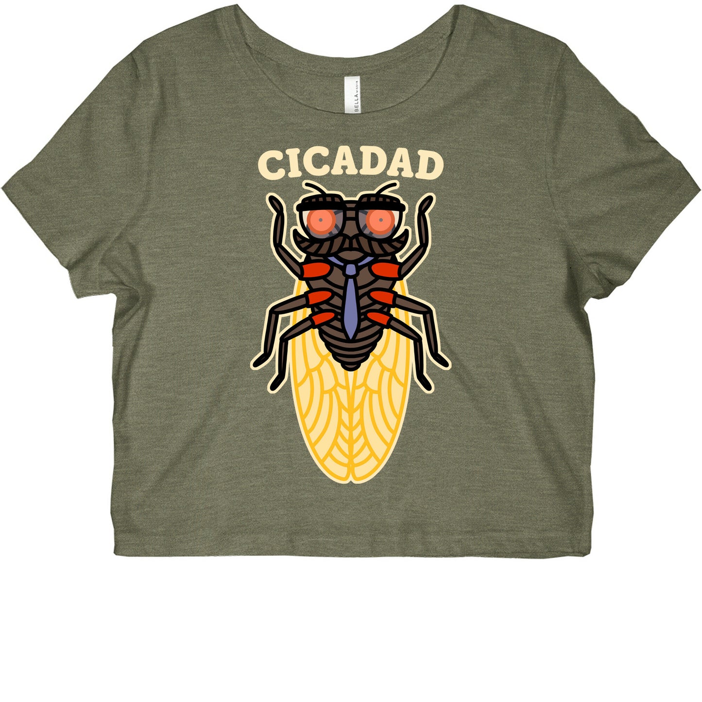 CicaDad Dad Cicada Graphic Baby Tee
