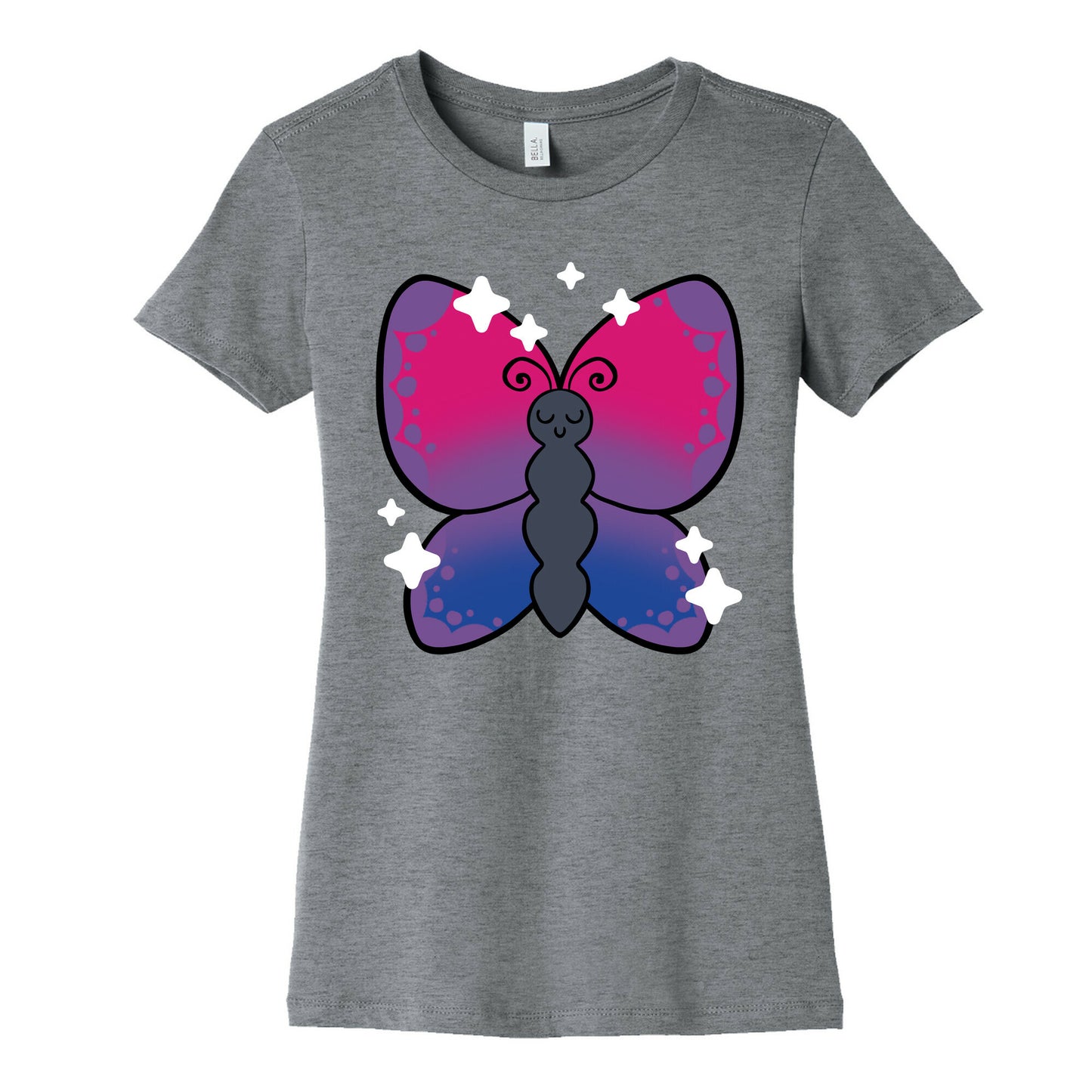 Bisexual Butterfly Women's Cotton Tee