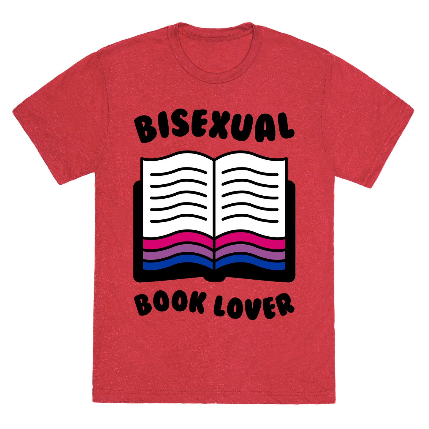 Bisexual Book Lover Unisex Triblend Tee