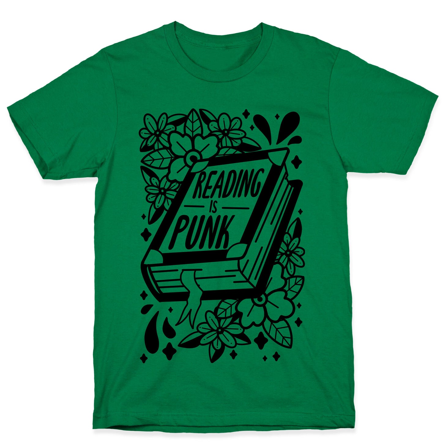 Reading Is Punk Book T-Shirt