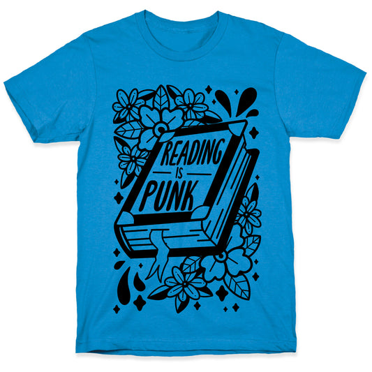 Reading Is Punk Book T-Shirt