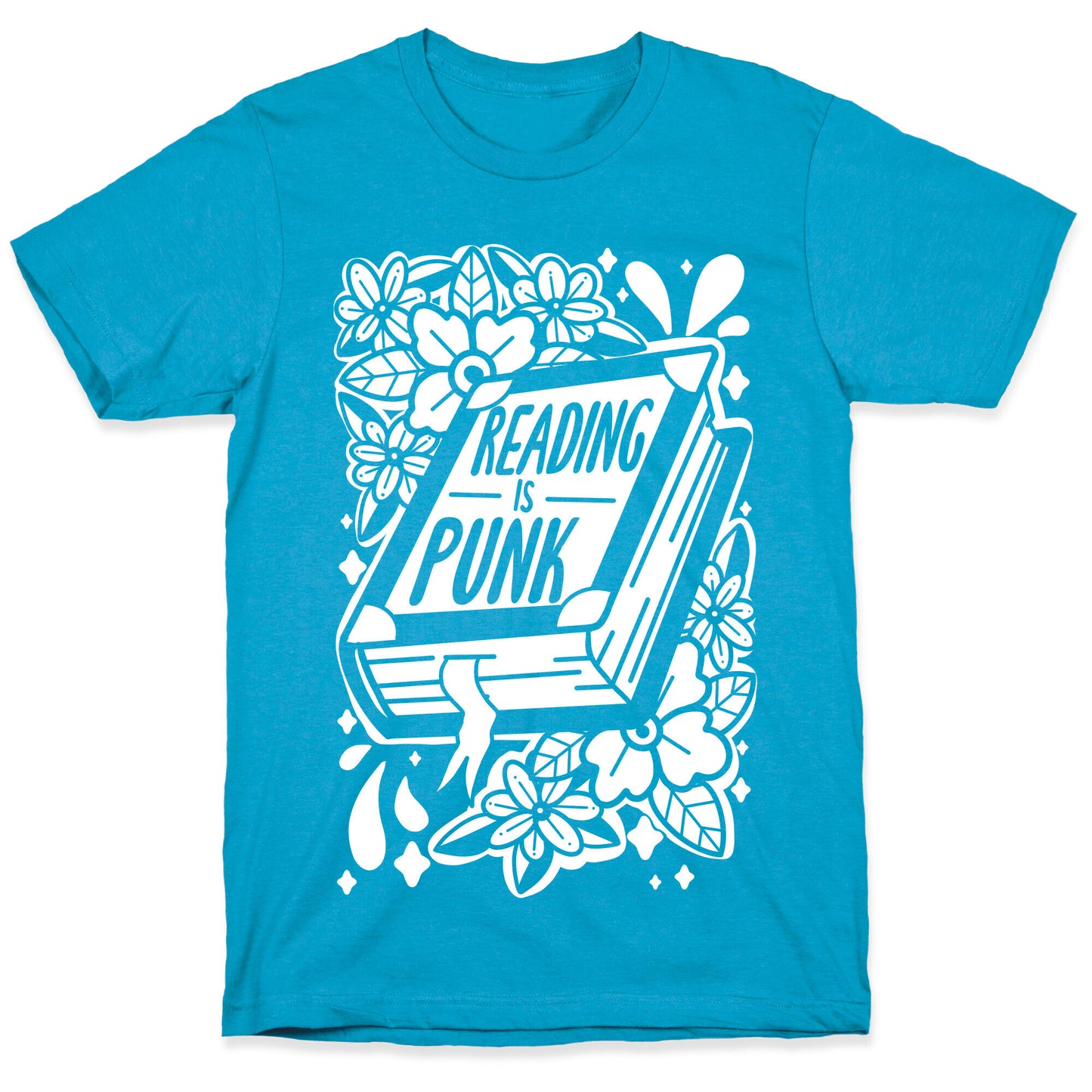 Reading Is Punk Book Unisex Triblend Tee