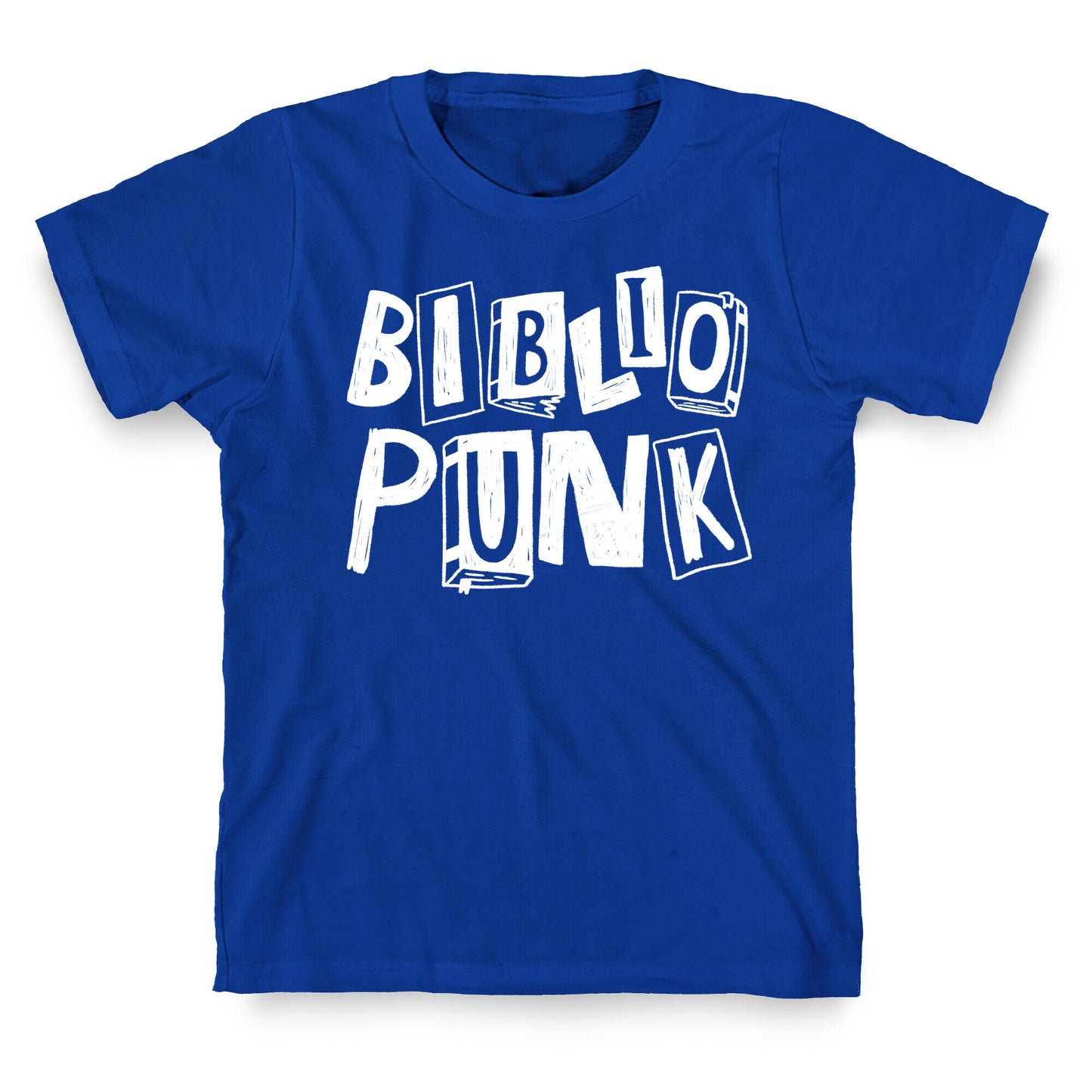 Bibliopunk Text T-Shirt
