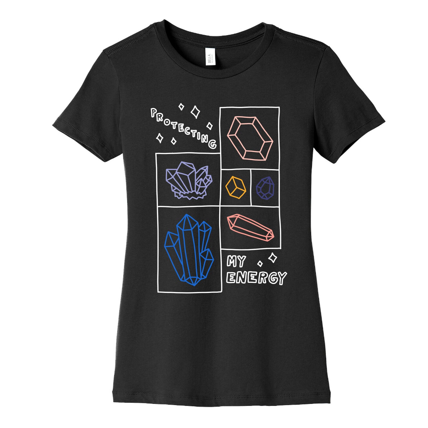 Protecting My Energy Crystals Women's Cotton Tee