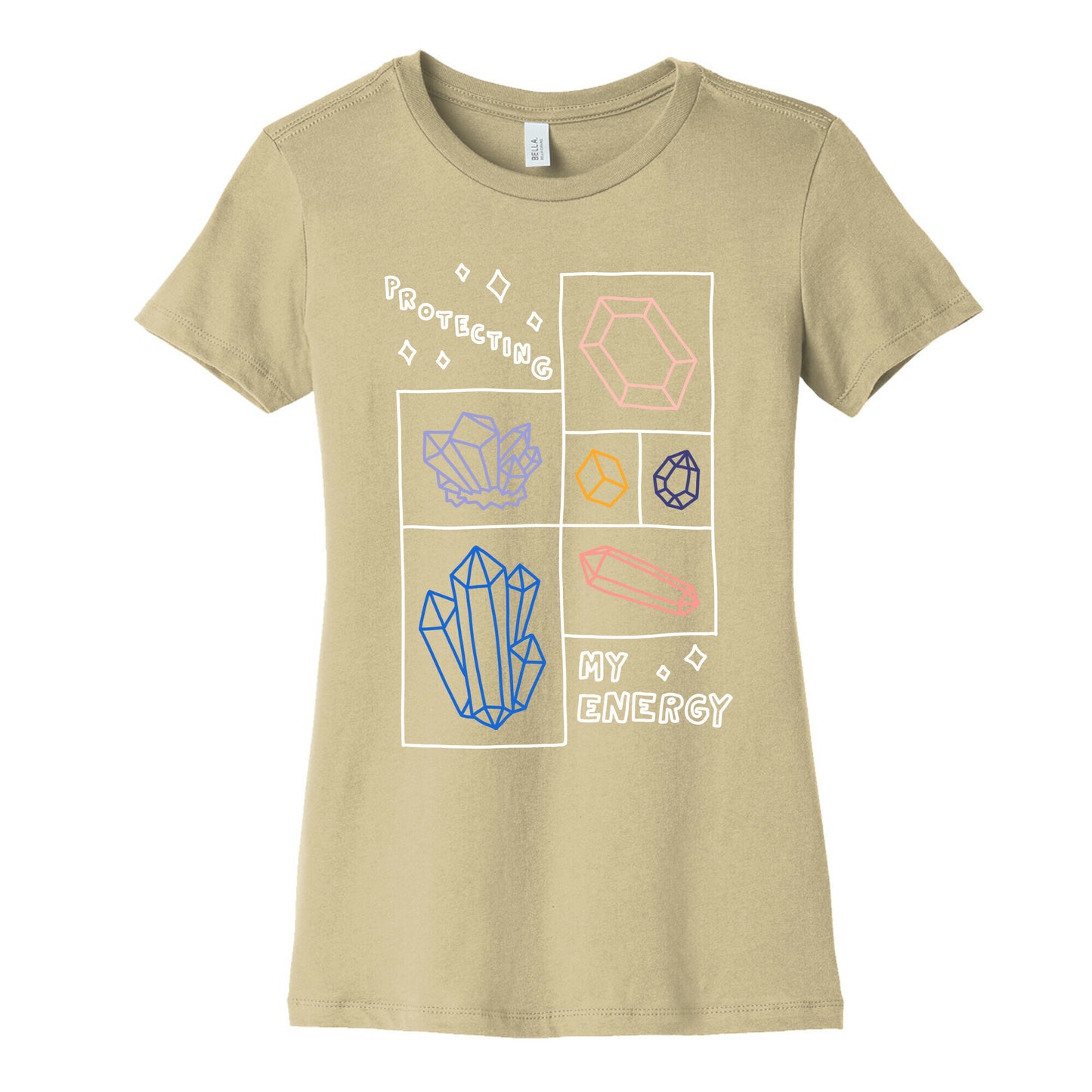 Protecting My Energy Crystals Women's Cotton Tee