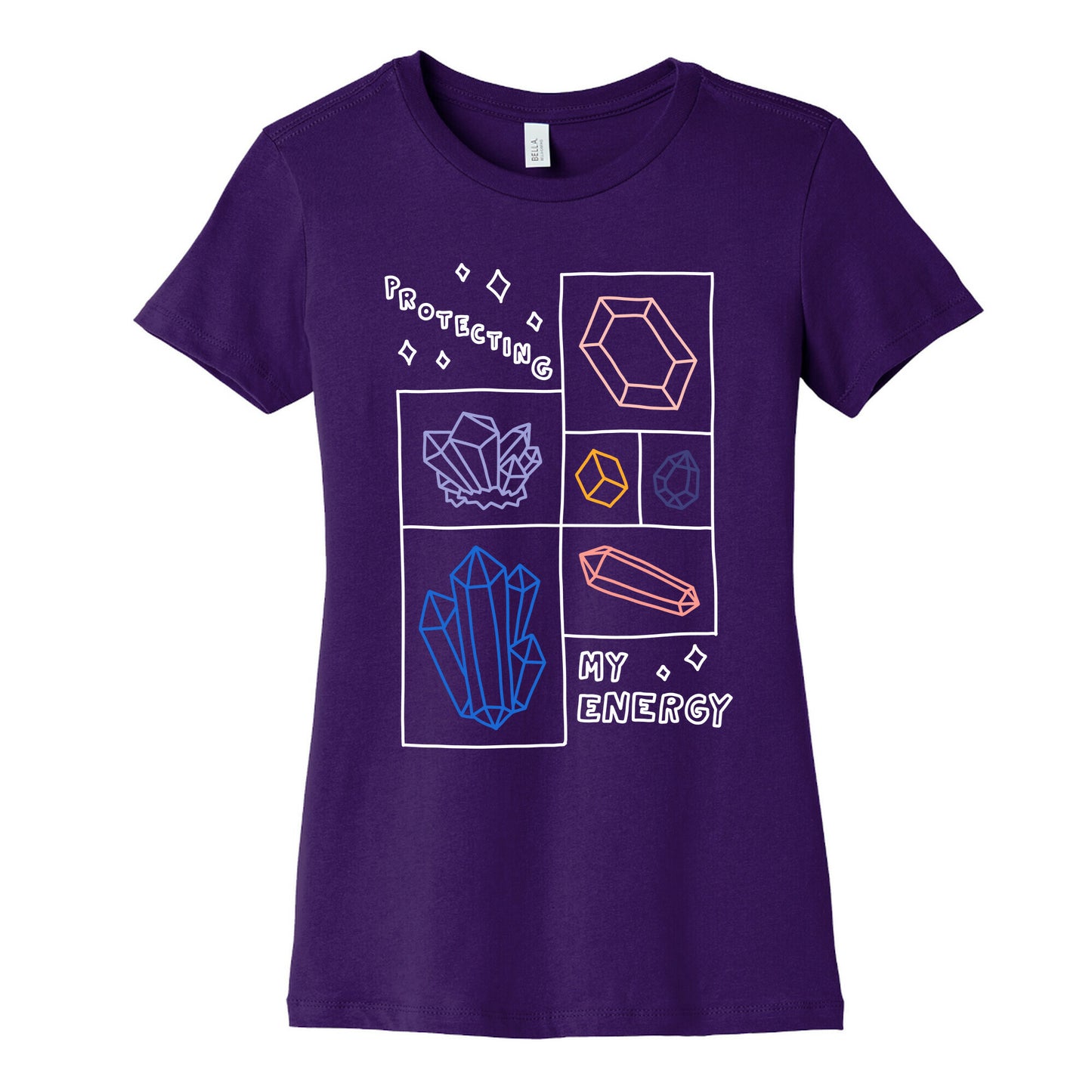 Protecting My Energy Crystals Women's Cotton Tee