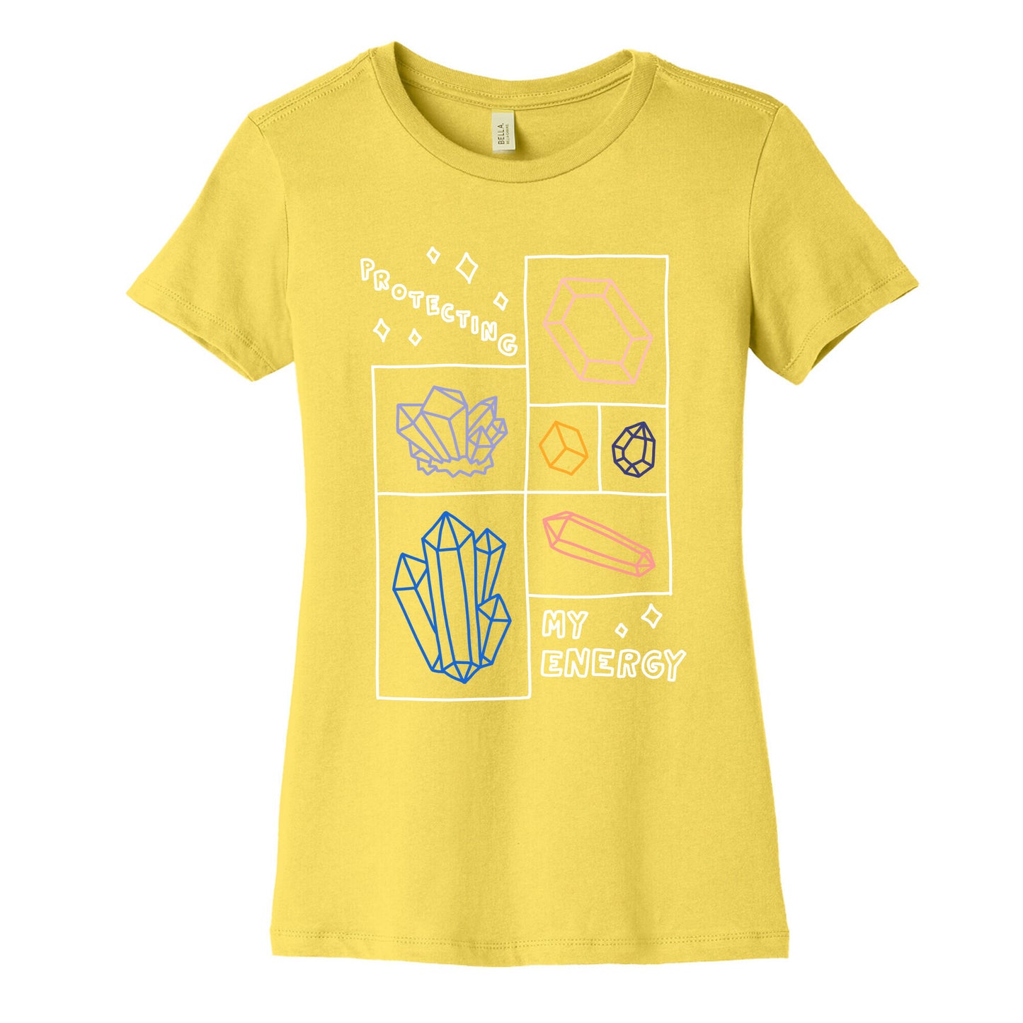 Protecting My Energy Crystals Women's Cotton Tee