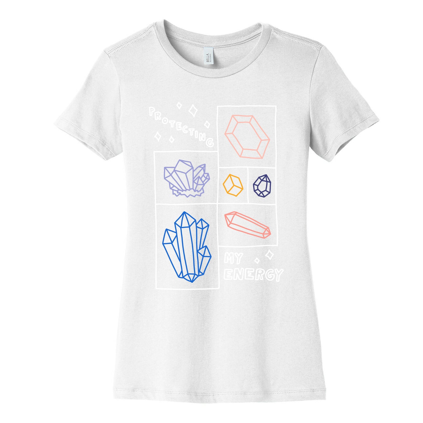 Protecting My Energy Crystals Women's Cotton Tee