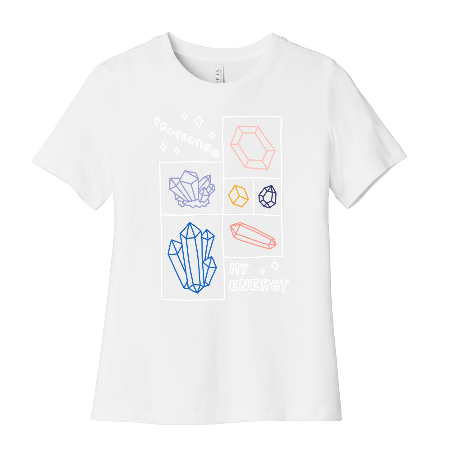 Protecting My Energy Crystals Women's Cotton Tee