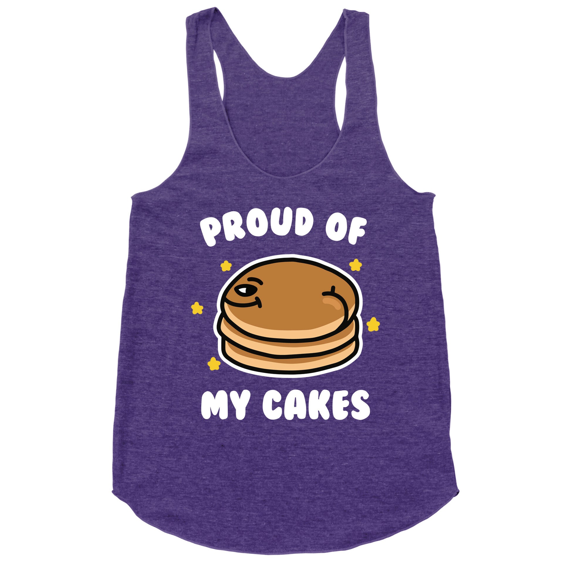 Proud of My Cakes Racerback Tank