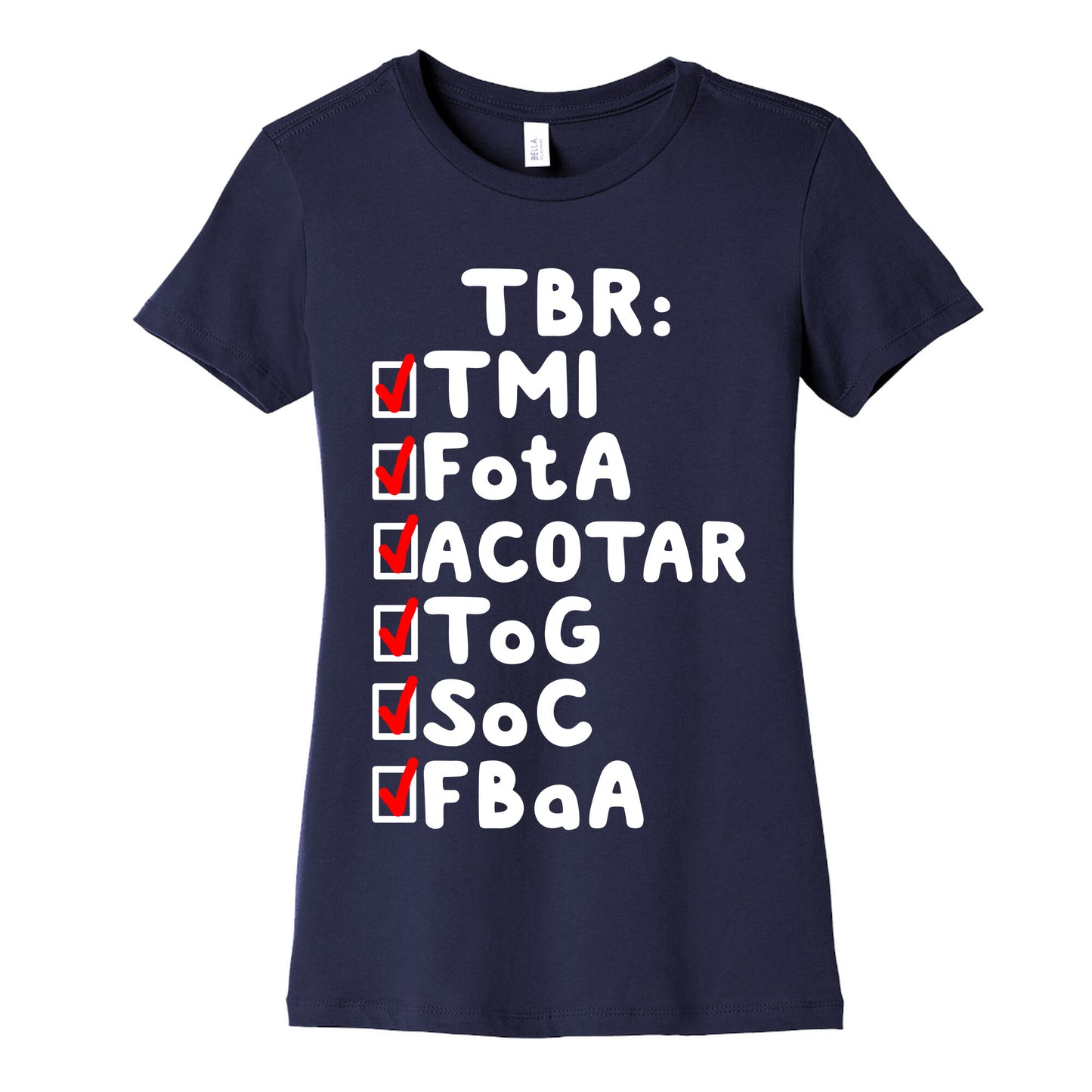 TBR Book Community Women's Cotton Tee