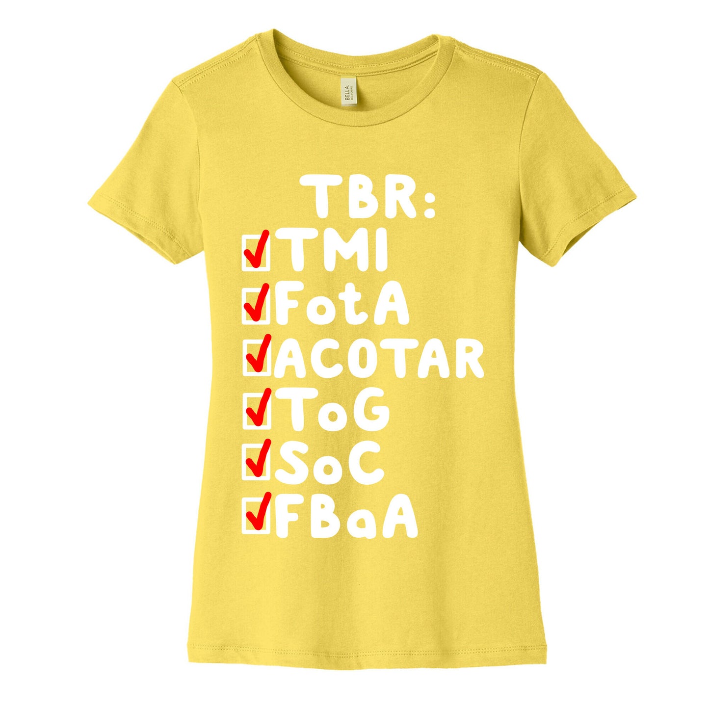 TBR Book Community Women's Cotton Tee