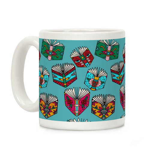 Punk Book Tattoo Pattern Coffee Mug
