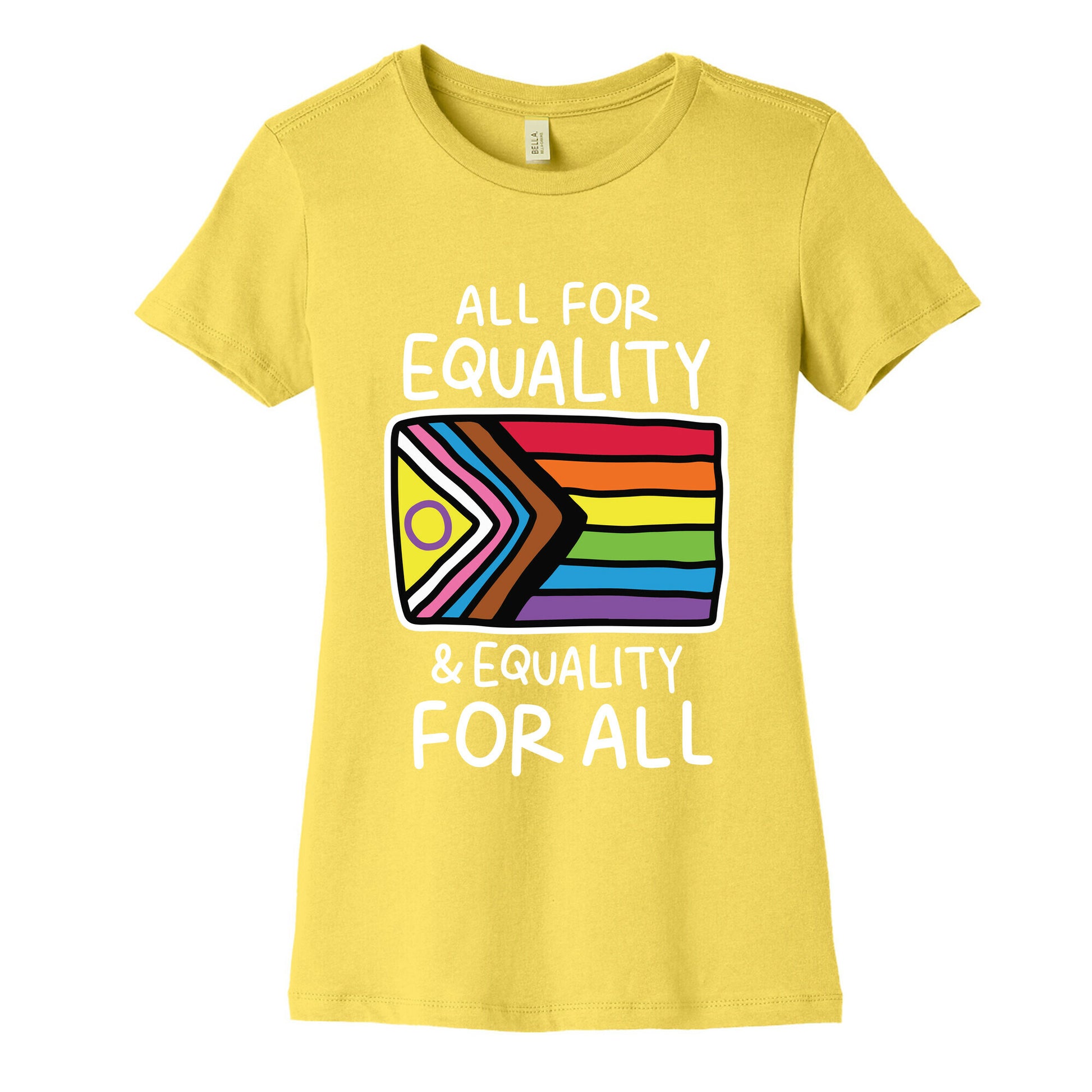 All For Equality & Equality For All Women's Cotton Tee