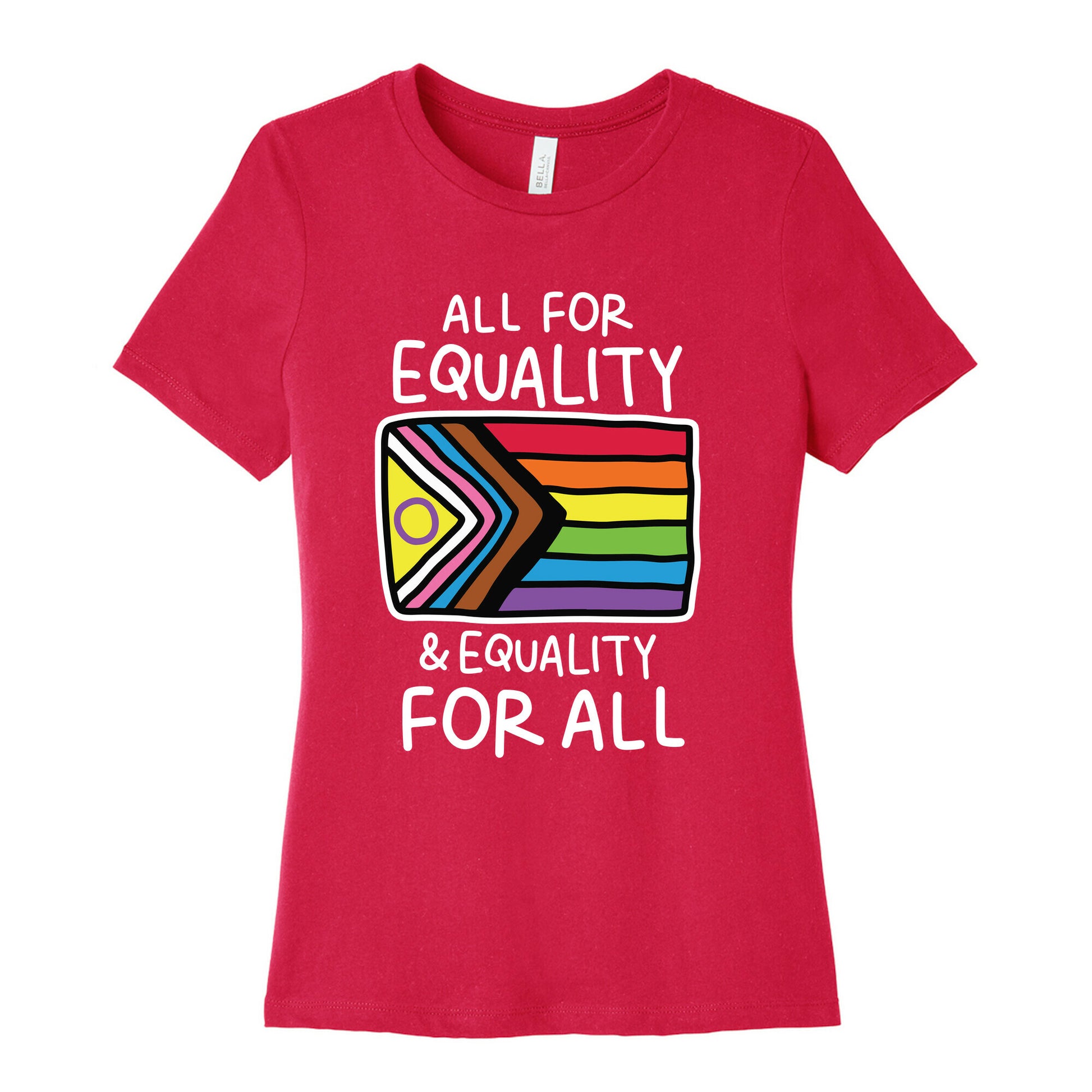 All For Equality & Equality For All Women's Cotton Tee