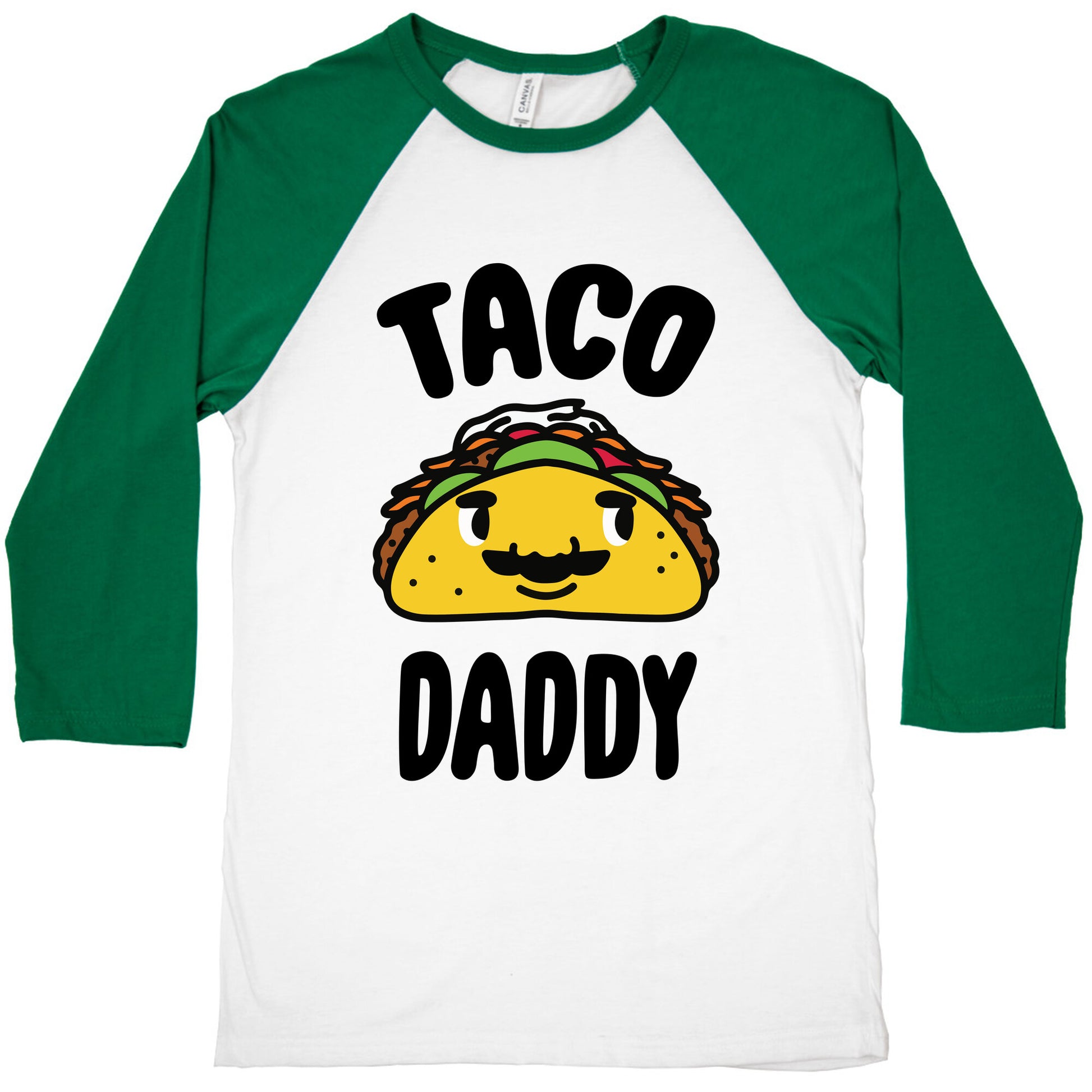 Taco Daddy Baseball Tee