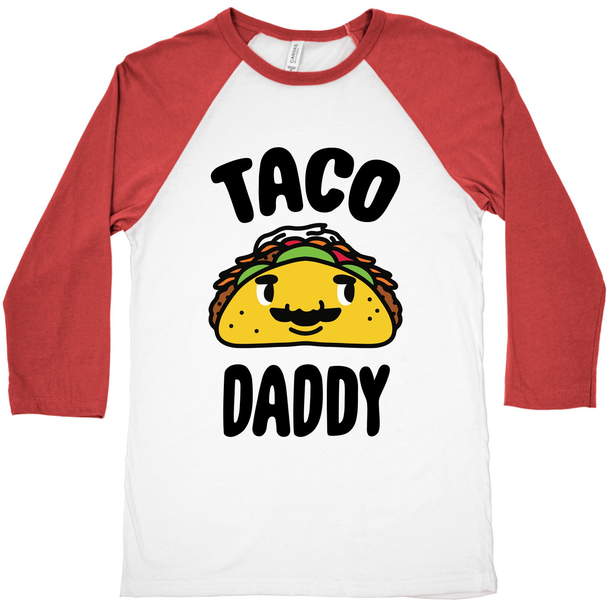 Taco Daddy Baseball Tee