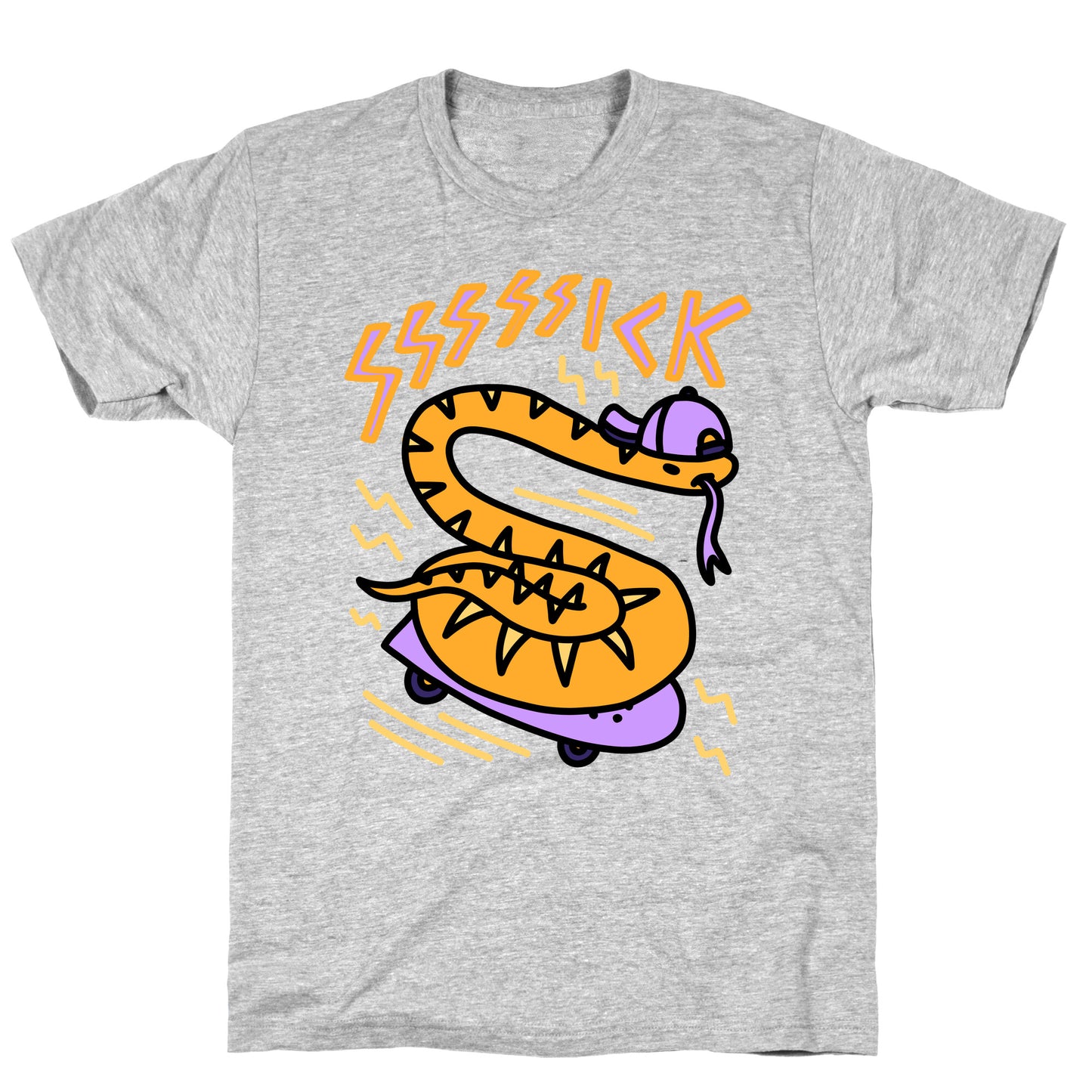 Sssssick Skating Snake T-Shirt