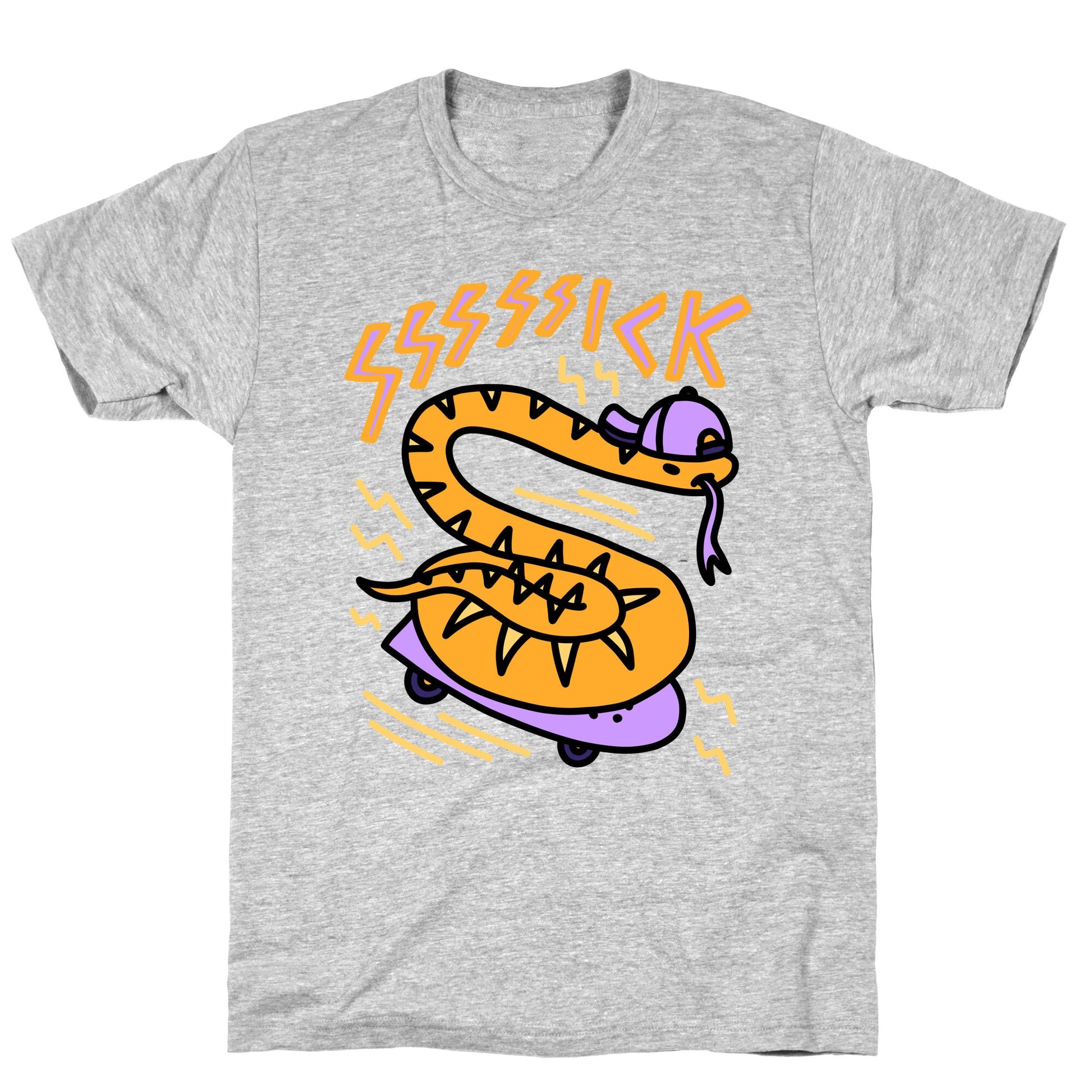 Sssssick Skating Snake T-Shirt