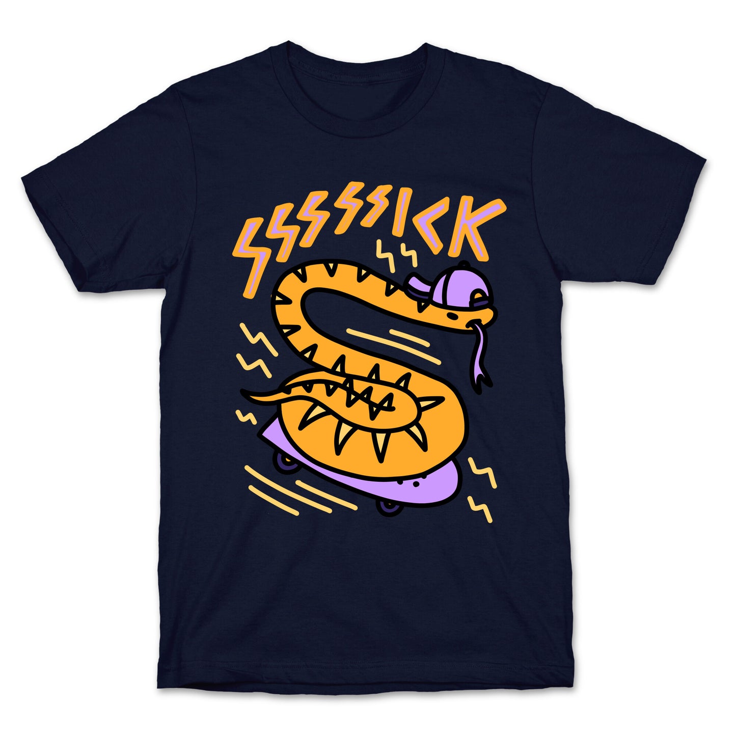 Sssssick Skating Snake T-Shirt