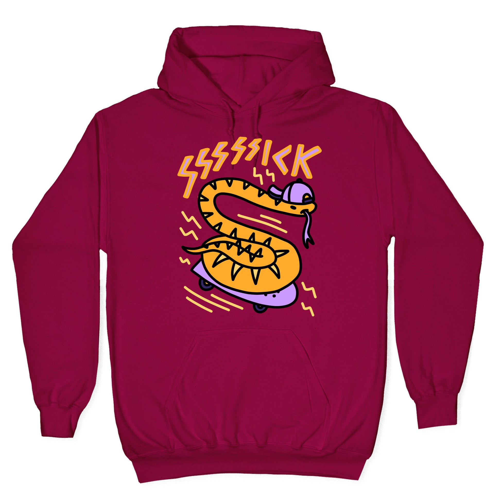 Sssssick Skating Snake Hoodie