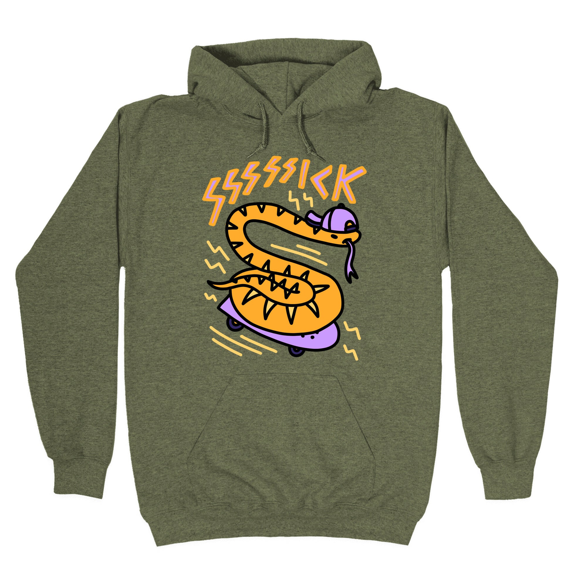 Sssssick Skating Snake Hoodie