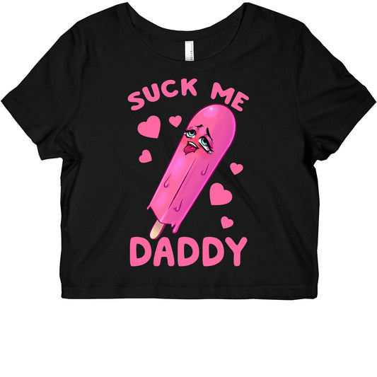 Suck Me Daddy Graphic Baby Tee