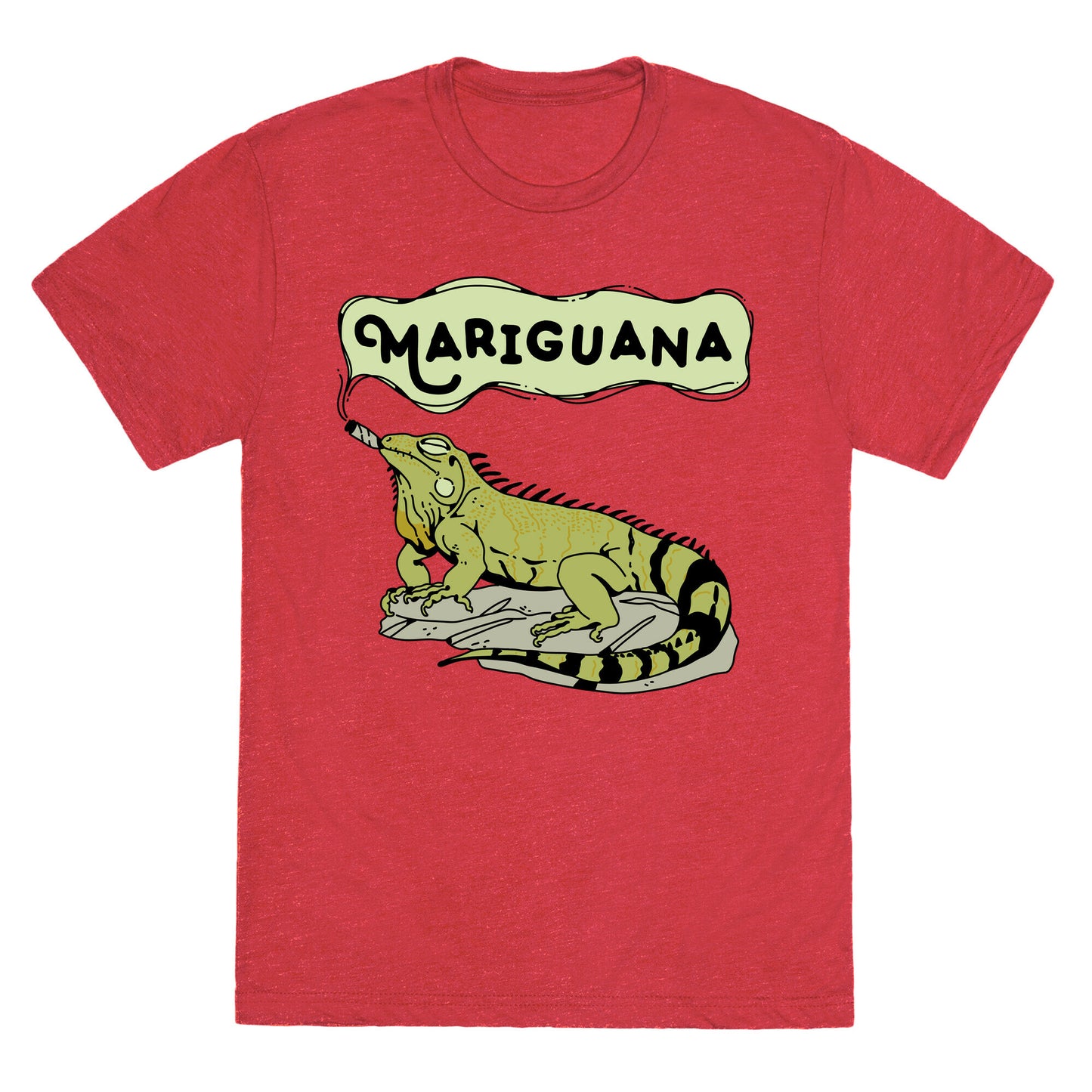Mariguana Marijuana Iguana Unisex Triblend Tee
