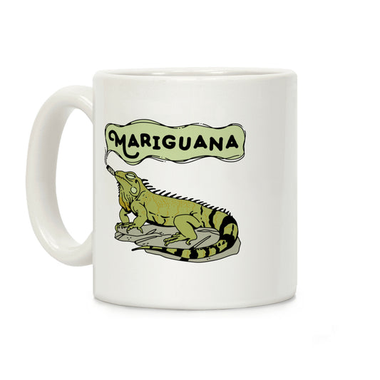 Mariguana Marijuana Iguana Coffee Mug