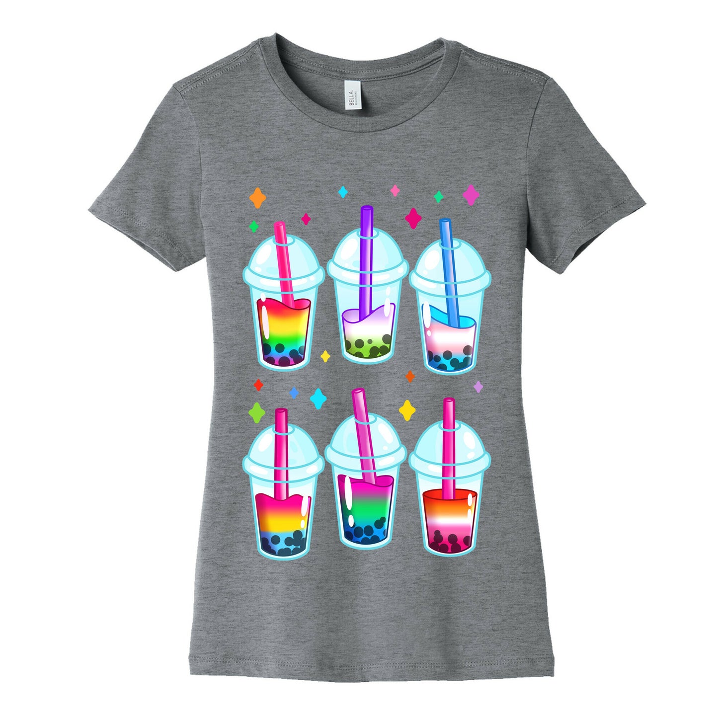 Pride Bubble Tea Women's Cotton Tee
