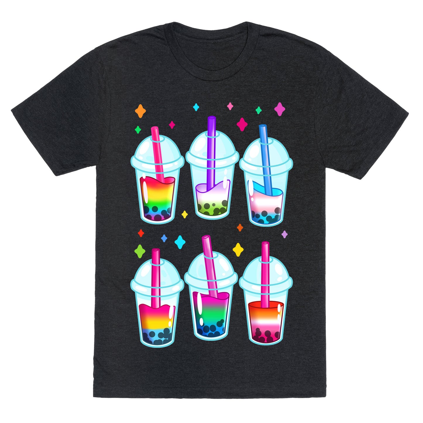 Pride Bubble Tea Unisex Triblend Tee