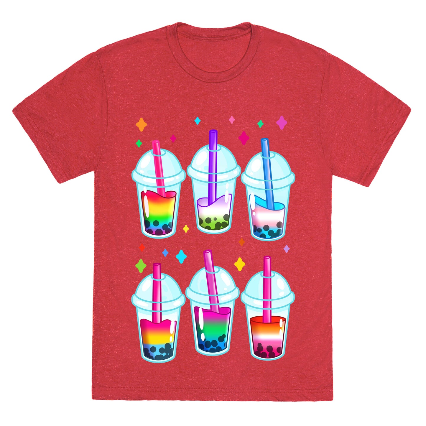 Pride Bubble Tea Unisex Triblend Tee