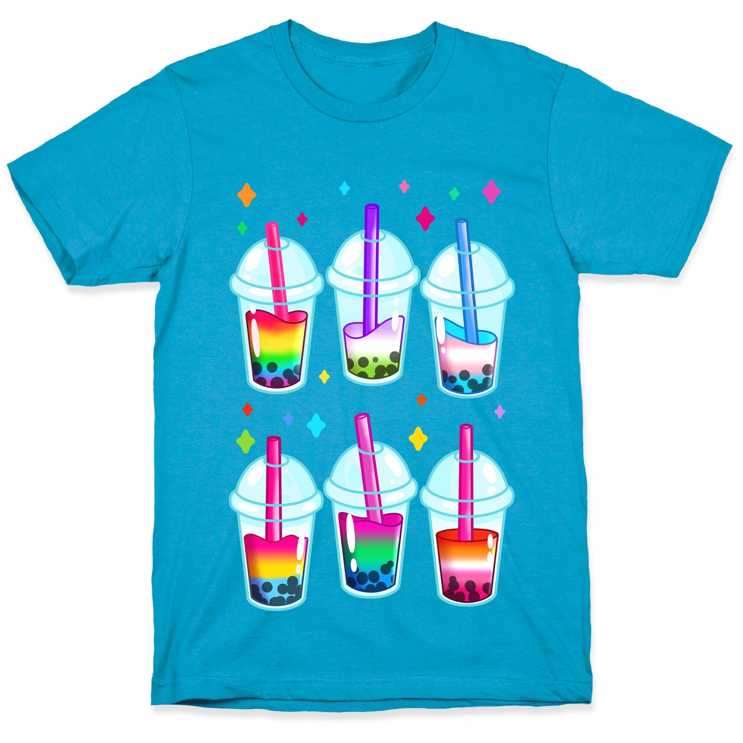 Pride Bubble Tea Unisex Triblend Tee