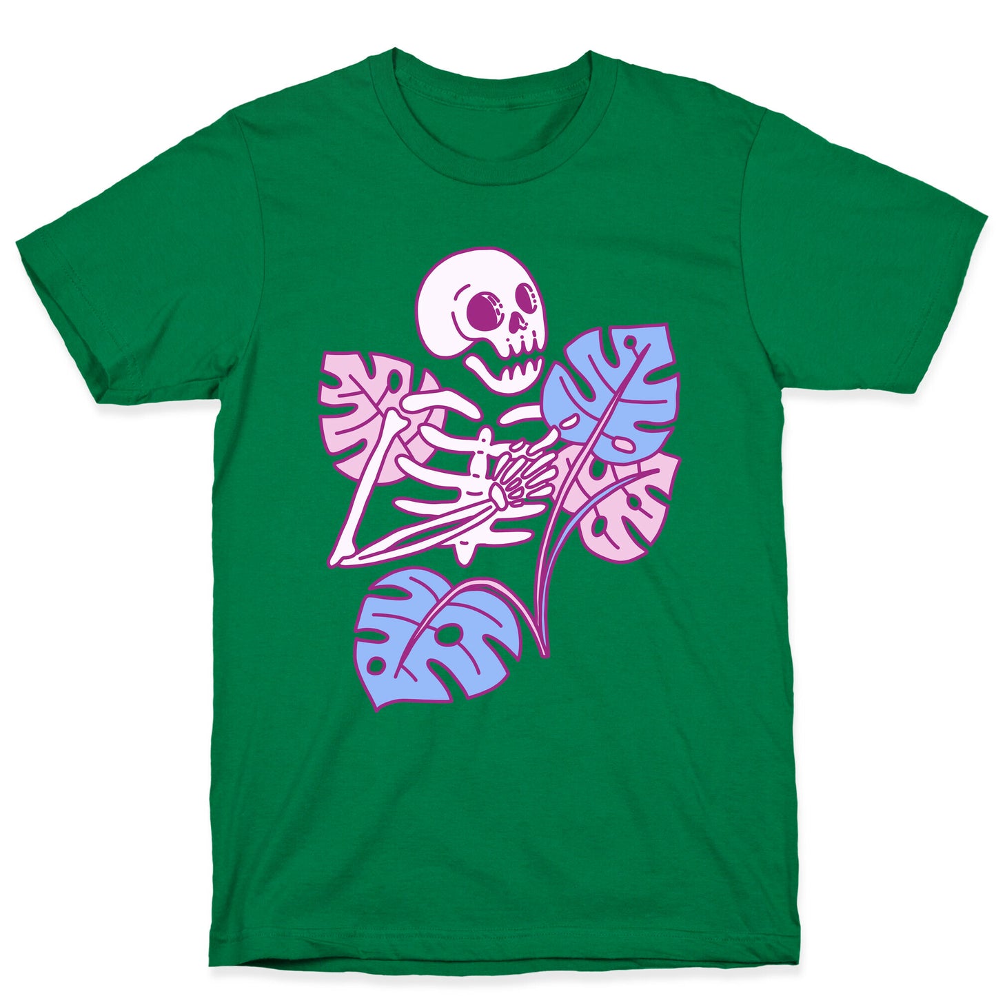 Monstera Skeleton T-Shirt