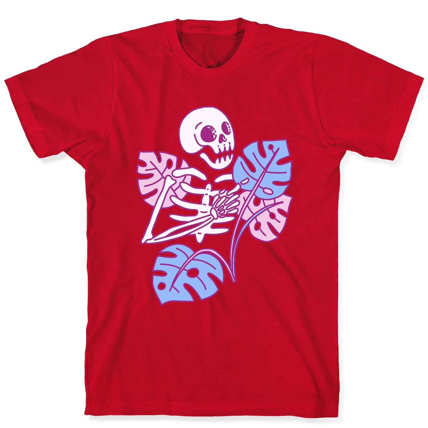 Monstera Skeleton T-Shirt